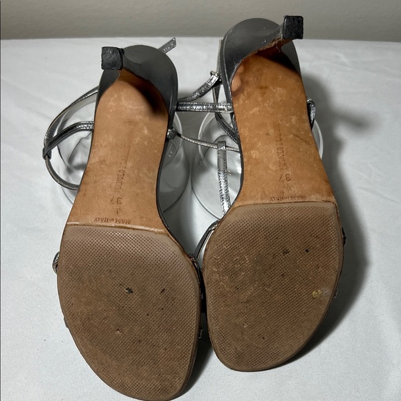 Manolo Blahnik Metallic Silver Heels - Picture 5 of 5